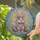Plump Cartoon Hippo Blooming Flower Crown Stained Glass Art - Tiffany Water Mosaic Stained Glass Suncatcher - 2