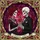 Skeleton Couple Stained Glass Art - Cosmic Nebula, Golden Frame, Red Jewel Embellishment Stained Glass Suncatcher - 5