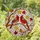 Red Cardinal Pair Autumn Leaves - Tiffany Style Stained Glass Window Decoration Stained Glass Suncatcher - 1