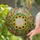 Tiffany Style Stained Glass Sunflower Wreath Mosaic Dappled Light Nature Leaves Stained Glass Suncatcher - 2