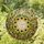 Tiffany Style Stained Glass Sunflower Wreath Mosaic Dappled Light Nature Leaves Stained Glass Suncatcher - 1