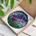 Vibrant Cascading Orchid Stained Glass - Tiffany Jewel Tone Intricate Floral Display Stained Glass Suncatcher - 3