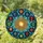 Ornate Golden Pentagram Mystical Symbols Astrological Arcane Tiffany Stained Glass Stained Glass Suncatcher - 1
