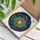 Ornate Golden Pentagram Mystical Symbols Astrological Arcane Tiffany Stained Glass Stained Glass Suncatcher - 3