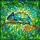 Vibrant Chameleon Stained Glass Tiffany Jewel Tone Leaves Branch Detailed Organic Mosaic Stained Glass Suncatcher - 5