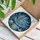 Celestial Vortex Aurora Winter Landscape Tiffany Glass Jewel Tone Stars - Art Decor Gift Stained Glass Suncatcher - 3