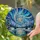 Celestial Vortex Aurora Winter Landscape Tiffany Glass Jewel Tone Stars - Art Decor Gift Stained Glass Suncatcher - 2