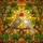Tiffany Stained Glass Doves Heart - Green Leaves, Red Berries & Golden Amber Glow Home Decor Stained Glass Suncatcher - 5