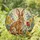 Stained Glass Rabbit Wildflowers Daisy Bellflower Mosaic - Tiffany Style Floral Art Stained Glass Suncatcher - 1