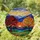 Tiffany Stained Glass Sunset Autumn Trees Mountain Landscape Window Decor Gift Stained Glass Suncatcher - 1