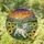 Westie Dog Sunflowers Lavender Mountain Sunset - Tiffany Stained Glass Dog Lover Gift Stained Glass Suncatcher - 1