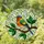 Stained Glass Colorful Bird on Branch - Tiffany Style Jewel Tone Mosaic Passerine Art Stained Glass Suncatcher - 1