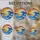 Towering Breaking Ocean Wave Frothy Crest Deep Blue Water Colorful Sunset Sky Tiffany Glass Stained Glass Suncatcher - 4