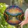 Tiffany Stained Glass Sunset Mountain Lake Forest Trees Scene - Nature Home Decor Gift Stained Glass Suncatcher - 2
