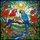 Macaw Tropical Birds Tiffany Style Stained Glass - Radiant Sun River Hills Landscape Stained Glass Suncatcher - 5
