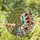 Majestic Peacock Stained Glass Art with Roses, Daisies - Tiffany Style Jewel Tone Mosaic Glass Stained Glass Suncatcher - 1