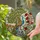 Majestic Peacock Stained Glass Art with Roses, Daisies - Tiffany Style Jewel Tone Mosaic Glass Stained Glass Suncatcher - 2