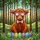 Highland Cow Pink Sunglasses Polka-Dot Bow Tie Easter Eggs Tiffany Stained Glass Forest Stained Glass Suncatcher - 5