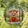 Highland Cow Pink Sunglasses Polka-Dot Bow Tie Easter Eggs Tiffany Stained Glass Forest Stained Glass Suncatcher - 1
