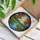 Tiffany Stained Glass River Landscape, Red Orange Trees, Wildflowers, Sun Hills, Full Frame Stained Glass Suncatcher - 3