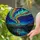 Vibrant Aurora Borealis Stained Glass Mountain Lake Starry Night Pine Trees Jewel Tones Stained Glass Suncatcher - 2
