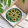 Tiffany Stained Glass Five Sunflowers, Lush Leaves, Textured Mosaic, Frosted Sky Art Stained Glass Suncatcher - 3
