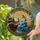 Jesus Christ Piano Doves Musical Notes Sunburst Mosaic Tiffany Stained Glass Art Stained Glass Suncatcher - 2