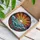 Detailed Vibrant Tiffany Style Stained Glass Sun Ocean Waves Coral Reef Seascape Art Stained Glass Suncatcher - 3