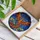 Phoenix Majestic Wings Stained Glass Cosmic Night Sky - Tiffany Blooming Flowers Decor Stained Glass Suncatcher - 3