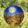 Desert Night Full Moon Stained Glass - Saguaro Cactus Golden Path Landscape Art Decor Stained Glass Suncatcher - 1