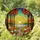 Tiffany Glass Forest Path Sunrise Mosaic - Autumn Leaves Flowers Hill Lake View Stained Glass Suncatcher - 1