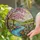 Stained Glass River Cherry Blossom Wildflower Mosaic Landscape Art - Tiffany Style Jewel Tones Stained Glass Suncatcher - 2