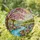 Stained Glass River Cherry Blossom Wildflower Mosaic Landscape Art - Tiffany Style Jewel Tones Stained Glass Suncatcher - 1
