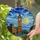 Big Ben Clock Tower Parliament Night Sky Mosaic - London Landmark Stained Glass Gift Stained Glass Suncatcher - 2