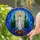 Jesus Christ Stained Glass Cypress Trees - Radiant Sunburst Halo Faith Decor Gift Stained Glass Suncatcher - 2