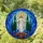 Jesus Christ Stained Glass Cypress Trees - Radiant Sunburst Halo Faith Decor Gift Stained Glass Suncatcher - 1