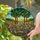 Wildflower Meadow Poppies Cosmos Daisies Stained Glass Trees Rolling Hills Mosaic Sky Stained Glass Suncatcher - 2