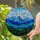 Majestic Snow-Capped Mountain Tiffany Stained Glass Landscape Forest Sky Cloud View Stained Glass Suncatcher - 2