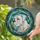 White Boxer Dog Stained Glass - Tiffany Style Iridescent Mosaic Art Gold Halo Dark Lead Lines Stained Glass Suncatcher - 2