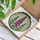Fuchsia Pink Foxglove Stained Glass Mosaic - Glowing Tiffany Floral Art Design Stained Glass Suncatcher - 3