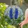 Blue Lupine Flowers Stained Glass Tiffany Style Mosaic Art - Botanical Jewel Tones Stained Glass Suncatcher - 2