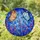 Two Butterflies Lavender Flowers Tiffany Glass Mosaic Art - Translucent Jewel Tones Stained Glass Suncatcher - 1