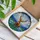 Majestic Deer Buck Antlers Stained Glass Tiffany Style - Nature Wildlife Home Decor Stained Glass Suncatcher - 3