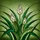 Translucent Stained Glass Emerald Green Sword Leaves Spiky Flower Buds Tiffany Art Stained Glass Suncatcher - 5