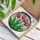 Tiffany Stained Glass Red Pink Tulips - Mosaic Background Floral Window Art Decor Stained Glass Suncatcher - 3