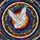 White Dove Flight Tiffany Style Stained Glass Mosaic - Jewel Tone Concentric Pattern Art Stained Glass Suncatcher - 5