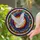 White Dove Flight Tiffany Style Stained Glass Mosaic - Jewel Tone Concentric Pattern Art Stained Glass Suncatcher - 2