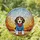 Stained Glass Tri-Color Beagle Puppy Red Bandana Blue Jacket Tiffany Style Intricate Mosaic Art Stained Glass Suncatcher - 1