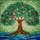 Tree of Life Stained Glass Tiffany Style Heart Fruits Intricate Mosaic Window Art Stained Glass Suncatcher - 5