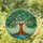 Tree of Life Stained Glass Tiffany Style Heart Fruits Intricate Mosaic Window Art Stained Glass Suncatcher - 1